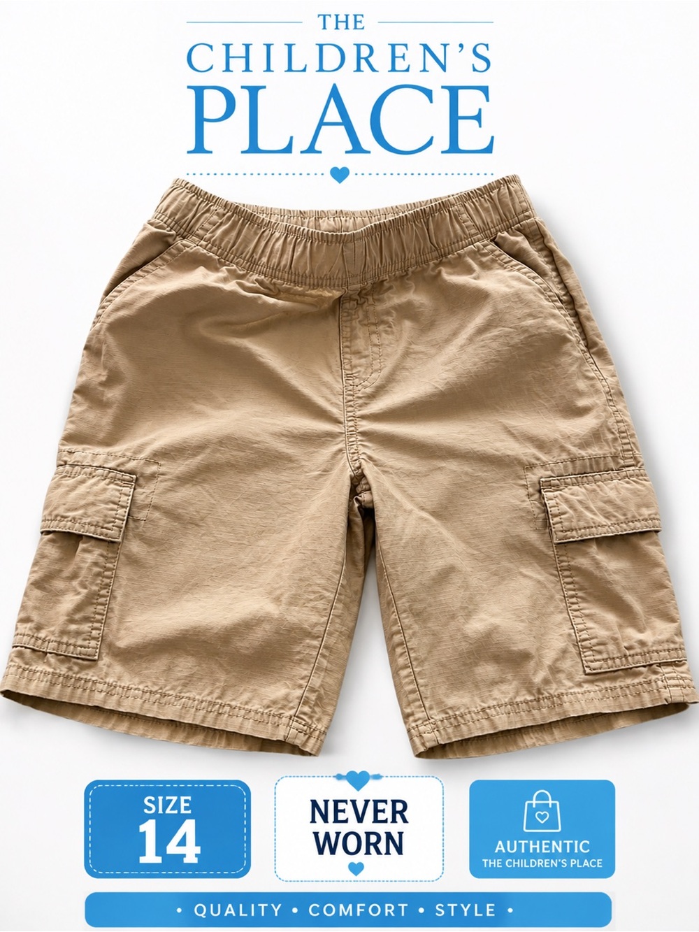 The Children's Place Khaki Cargo Shorts